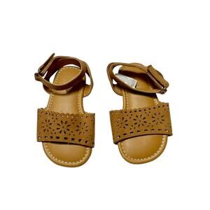 Gymboree Flower Cutout Summer Sandals Size 4